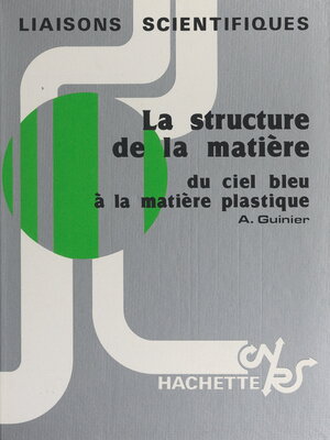 cover image of La structure de la matière